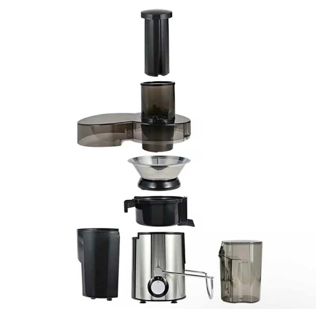 Extracteur de Jus Inox – عصير طبيعي في دقائق 🍊