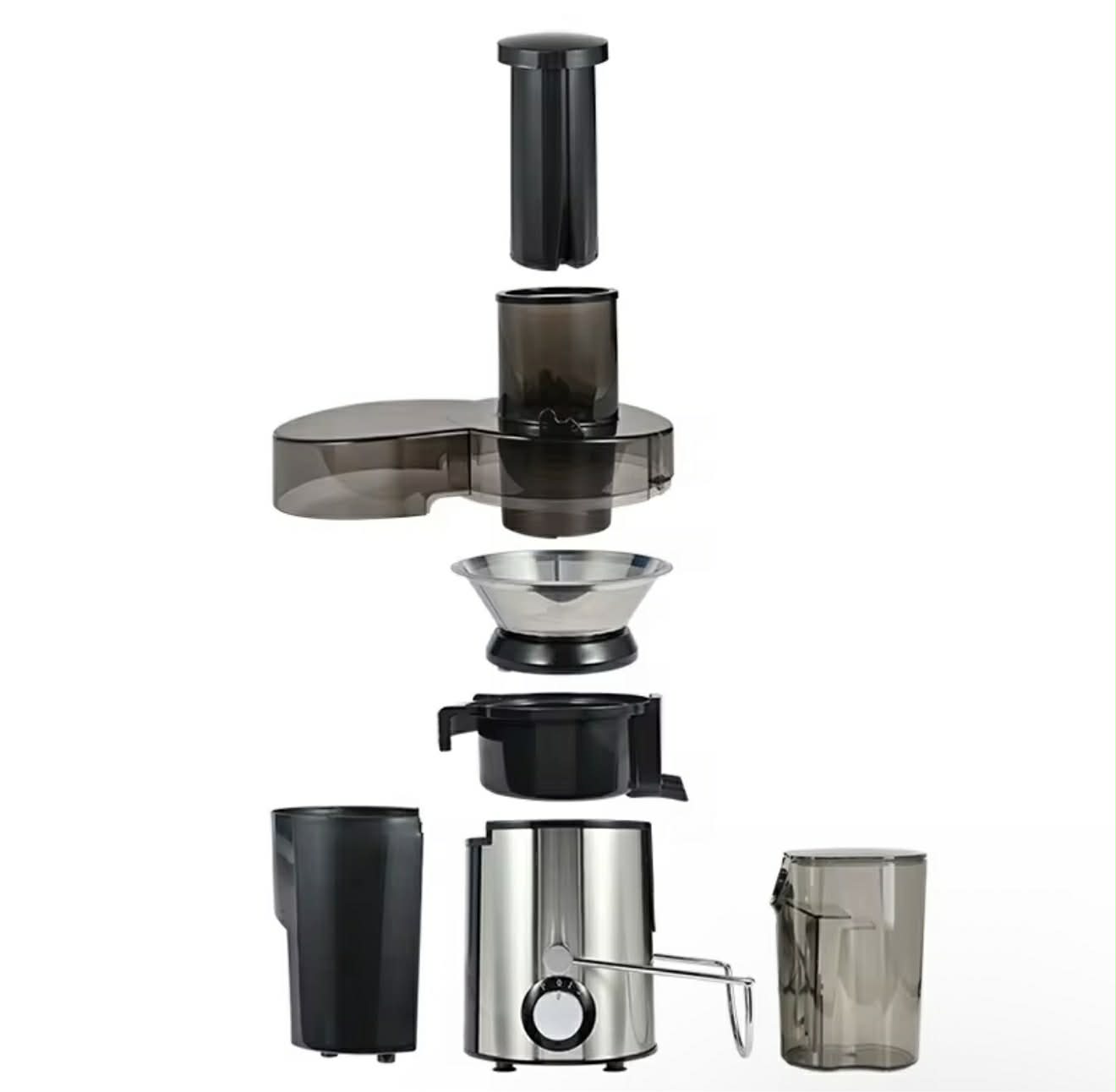 Extracteur de Jus Inox – عصير طبيعي في دقائق 🍊