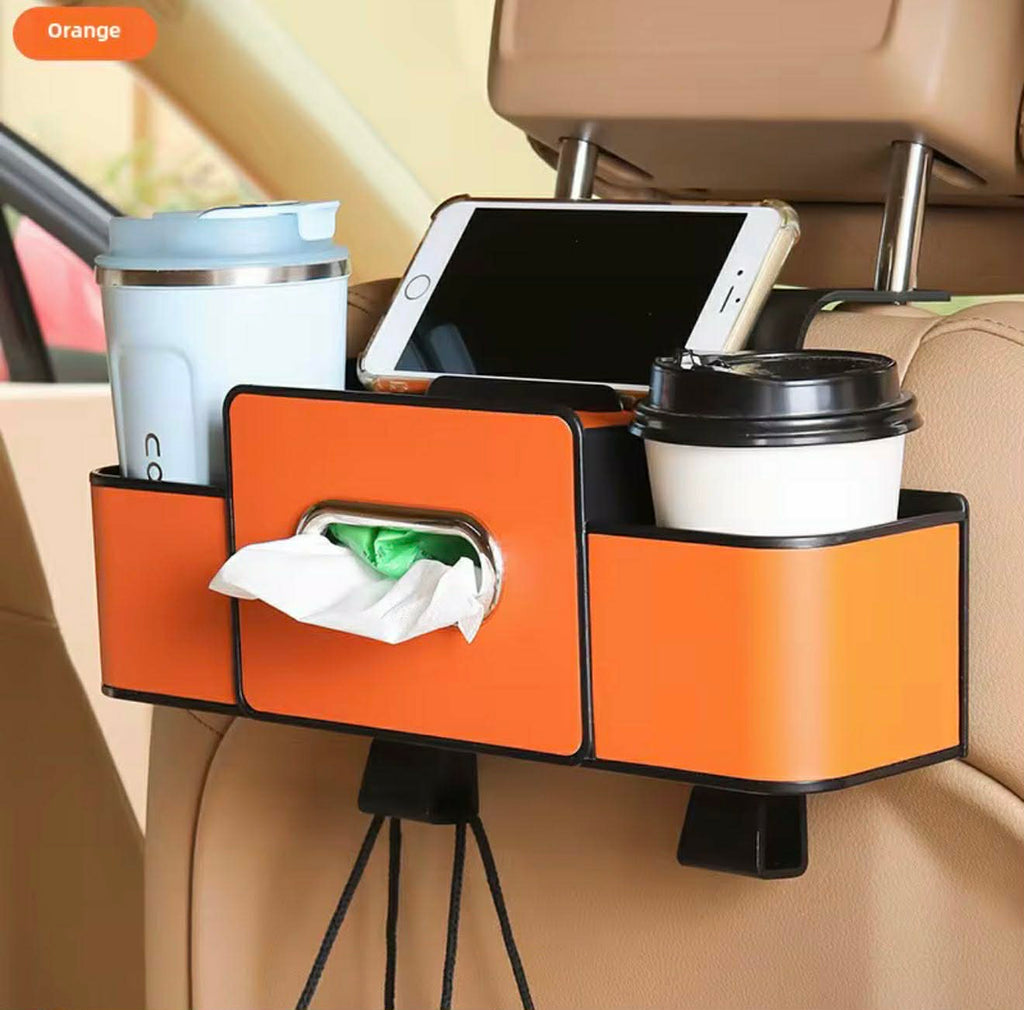 Organisateur de Voiture Multifonction – Plateau & Support Boissons